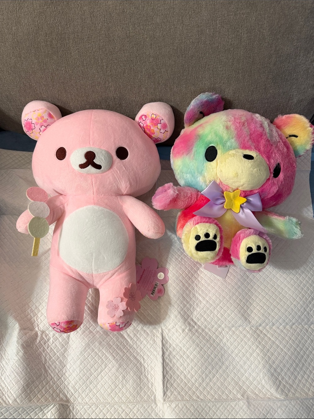 2. Pink Plush rilakkuma and Bear Toy